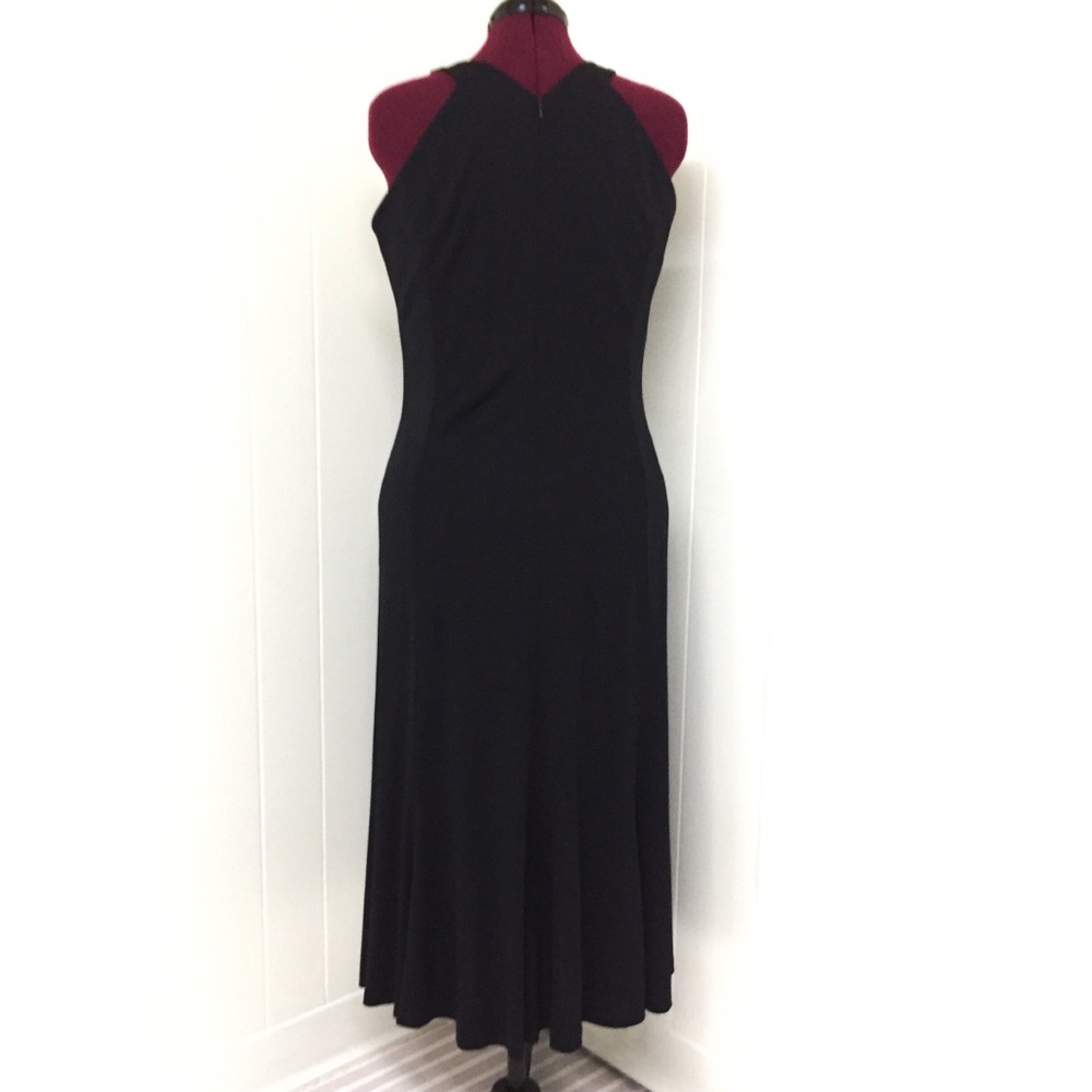 16 LAUREN by RALPH LAUREN Slinky Black Formal Gown - Picture 4 of 5